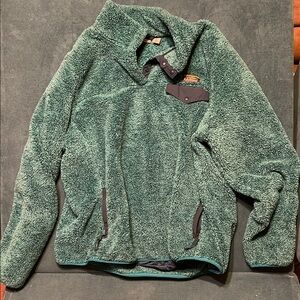 Green Fleece Pullover- L. L. Bean